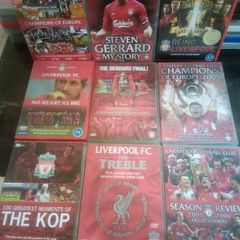 Liverpool Fc Dvd Collection Bundle Fa Cup Champions League Steven Gerrard Etc.