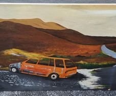 "Abandoned Auto" Huge. A statement piece...