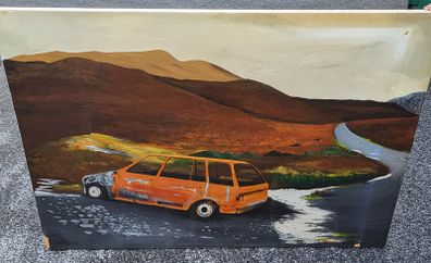 "Abandoned Auto" Huge. A statement piece...