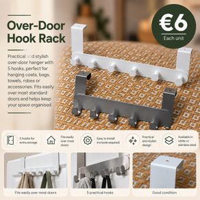 Over-Door Hook Rack
