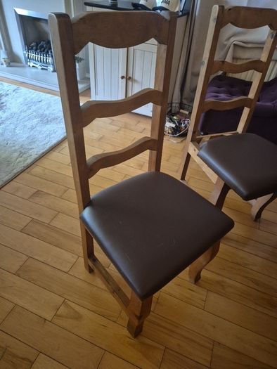 Wooden table & chairs