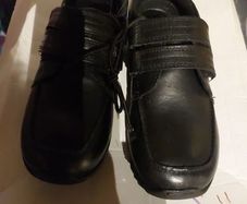 Leather boys shoes size 11 uk