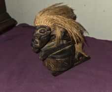 Carved African Trinket Box
