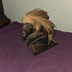 Carved African Trinket Box
