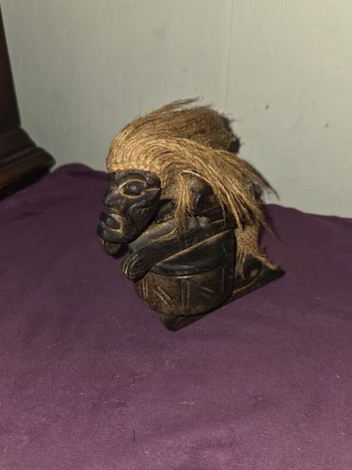 Carved African Trinket Box