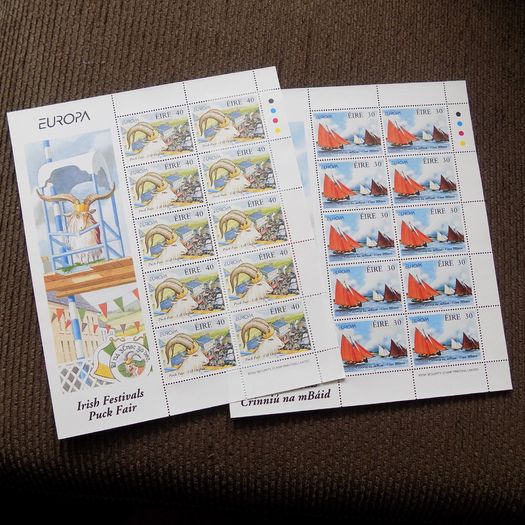 Irish 1998 Europa Festival Stamp sheets.MNH.