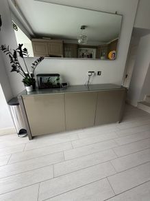 Calligaris Glass-Top Sideboard