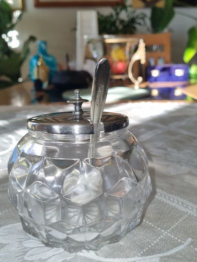 Vintage sugar bowl Yeoman Plate E.P.N.S.