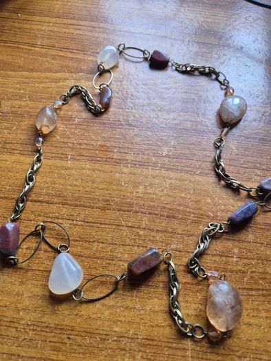 Vintage Mineral Stones Necklace