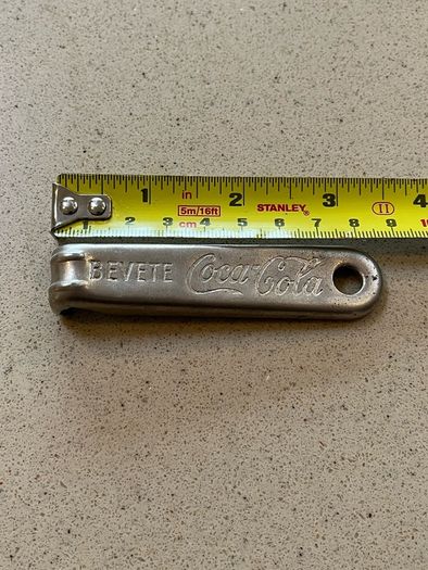 Coca Cola Italian bottle opener 70's