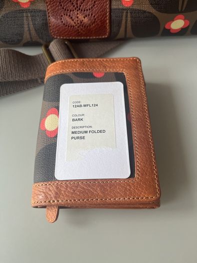 Orla Kiely matching wallet and bag