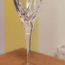 4 Wedgwood Crystal White wine Glasses Image 4