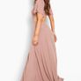 BOOHOO Chiffon Cut Out Maxi Dress Size 8! Image 2