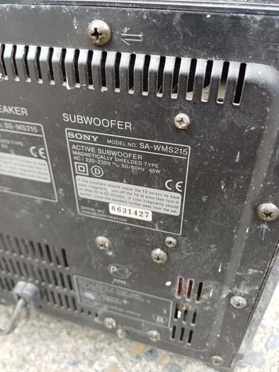 2 Sony Active Subwoofer