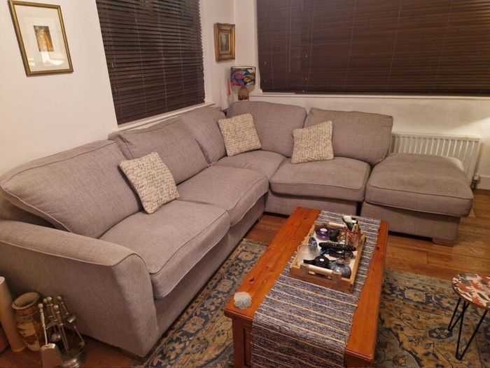 Grey L Shaped Couch