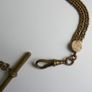 Victorian  Gold Filled Pocket Watch Chain length 13" Image 5