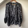 Cos Oversized Printed Cotton Shirt Image 6
