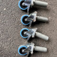 4 Rolling Riser Stage Platform Legs wheels castors