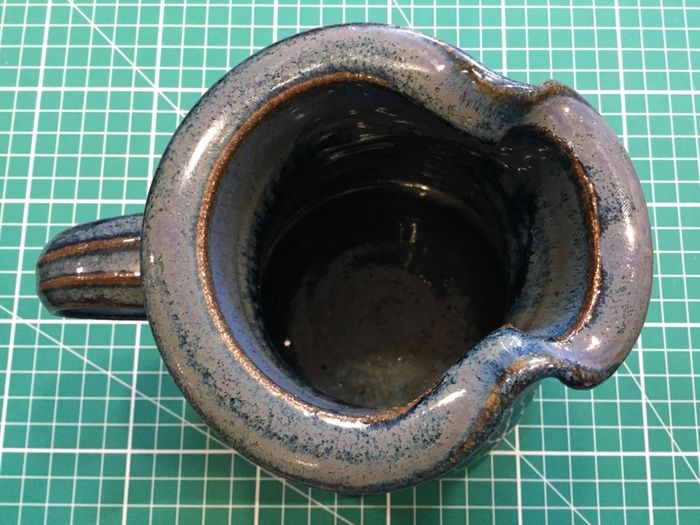 Louis Mulcahy Dark Blue Jug (medium size (1.2Pt.))