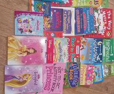 Collection of books and colouring books