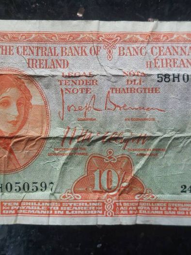 1945 ten shillings