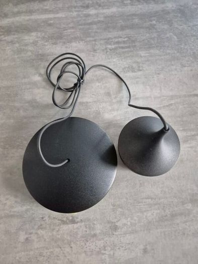 New Set of 4 Intra Lighting Biba Edgy LED Pendant Lights Matte Black Designer