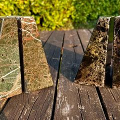 Pair of Black Marble Bookends