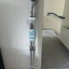 bay windows curtain poles