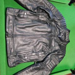 Harley-Davidson Men's 120th Anniversary Amalgam Triple Vent System Leather Riding Jacket