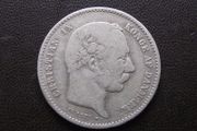 1875 Denmark. Christian IX. Silver 1 Krone