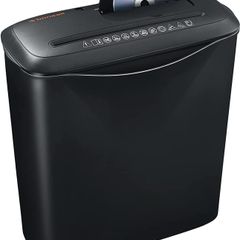 8 Sheet Strip Cut Paper Shredder, A4 Paper, Credit Card and CD/DVD Shredder for Home Use With 13L Wastebasket, Black(S120-C)