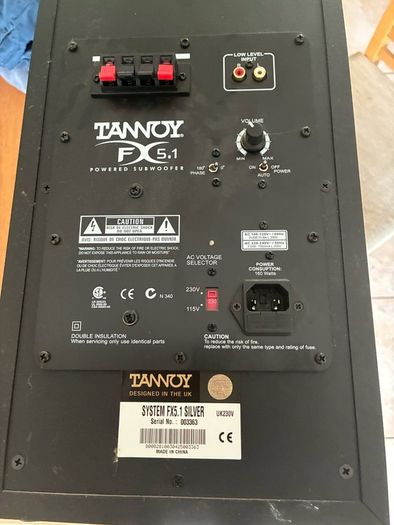 ONKYO amp and subwoofer
