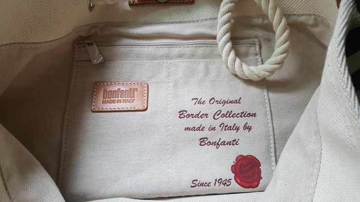 Bonfanti border  tote bag