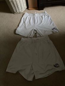 Two pairs of men's sondico shorts
