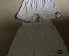 Two pairs of men's sondico shorts