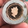 Proof 2021 9ct Rose Gold Elizabeth II Threepence With COA Image 5