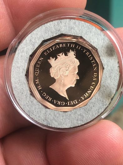 Proof 2021 9ct Rose Gold Elizabeth II Threepence With COA