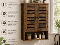 main image for ad Wall cabinet with 2 doors vintage brown