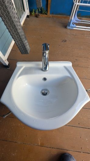 Bathroom Sink Unit - Sink with fixtures and fitted drawer unit
