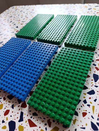 6x Lego Baseboards 10 x 20