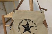 Vintage Canvas Tote Bag Cream - BRAND NEW