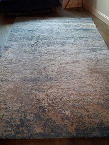 Large rug - blue, grey, cream
