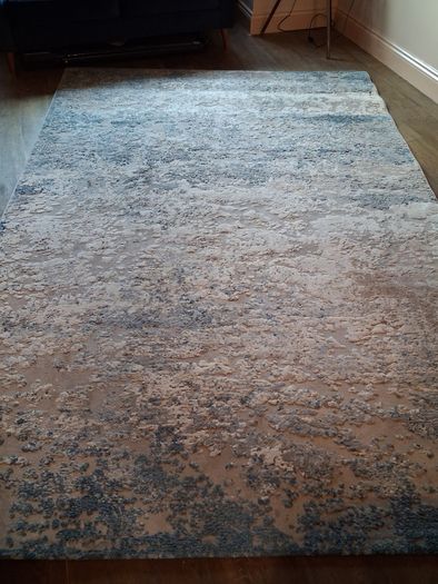 Large rug - blue, grey, cream