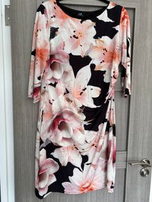 Wallis floral print dress - size 16