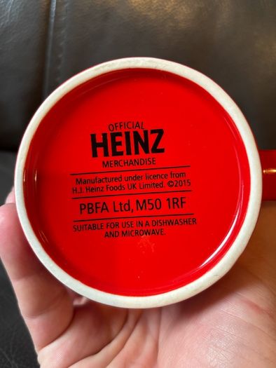 official Heinz Classic Cream of Tomato Soup ceramic mug