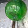 Very Large Old Italian 5Lt Wine Demijohn Green Glass Bottle in Basket, Postage Available, Image 8
