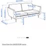 Ikea 2 seat sofa Image 2