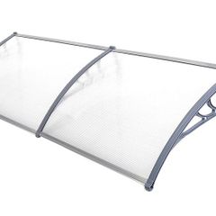 Polycarbonate door canopy