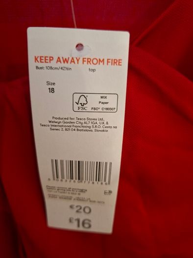 Beautiful red top, brand new