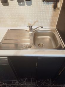 kitchen sink (no tap)